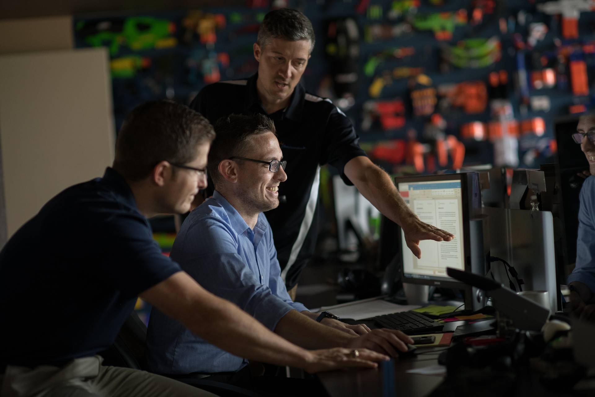 The Sharp Innovations team reviewing a website for accessibility