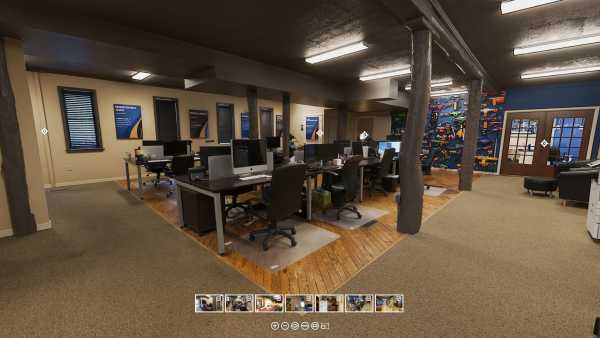 A 360 virtual tour of Sharp Innovations offices