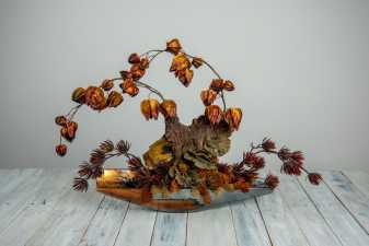 a small fall style decoration