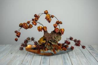 a small fall style decoration