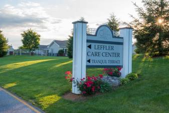 leffler care center road sign