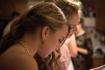 two women at church