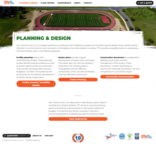 Turftrackandcourt planning design