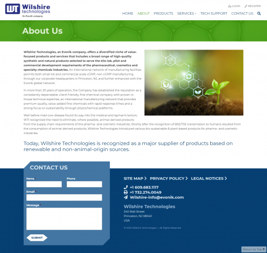 Wilshiretechnologies about us