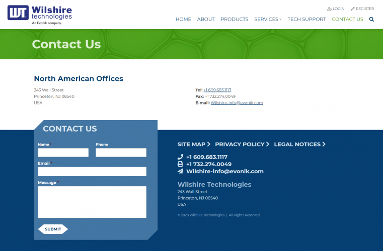 Wilshiretechnologies contact us