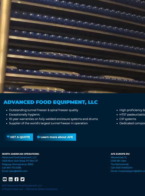Advanced Food Equipment, LLC
