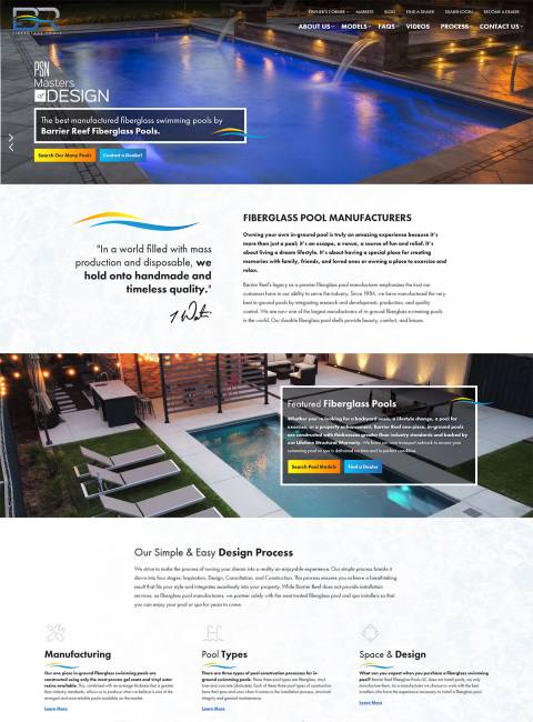 Barrier Reef Fiberglass Pools, LLC. Barrier Reef Fiberglass Pools, LLC.