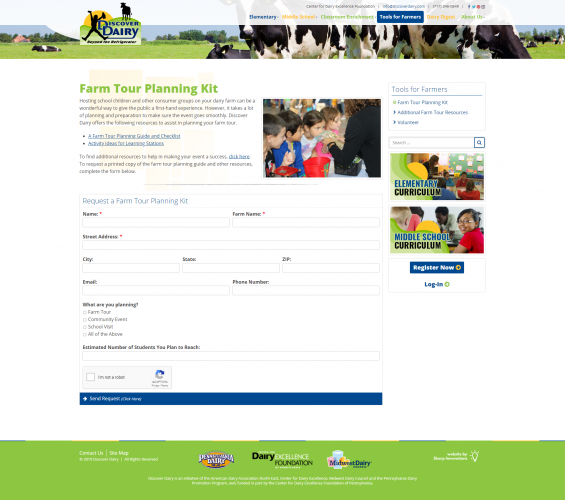 Discoverdairy tools for farmers farm tour planning kit