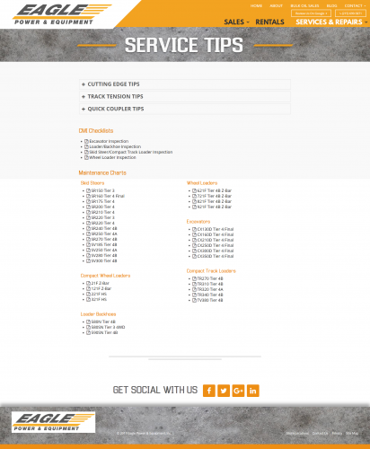 Eaglepowerandequipment service repairs service tips php