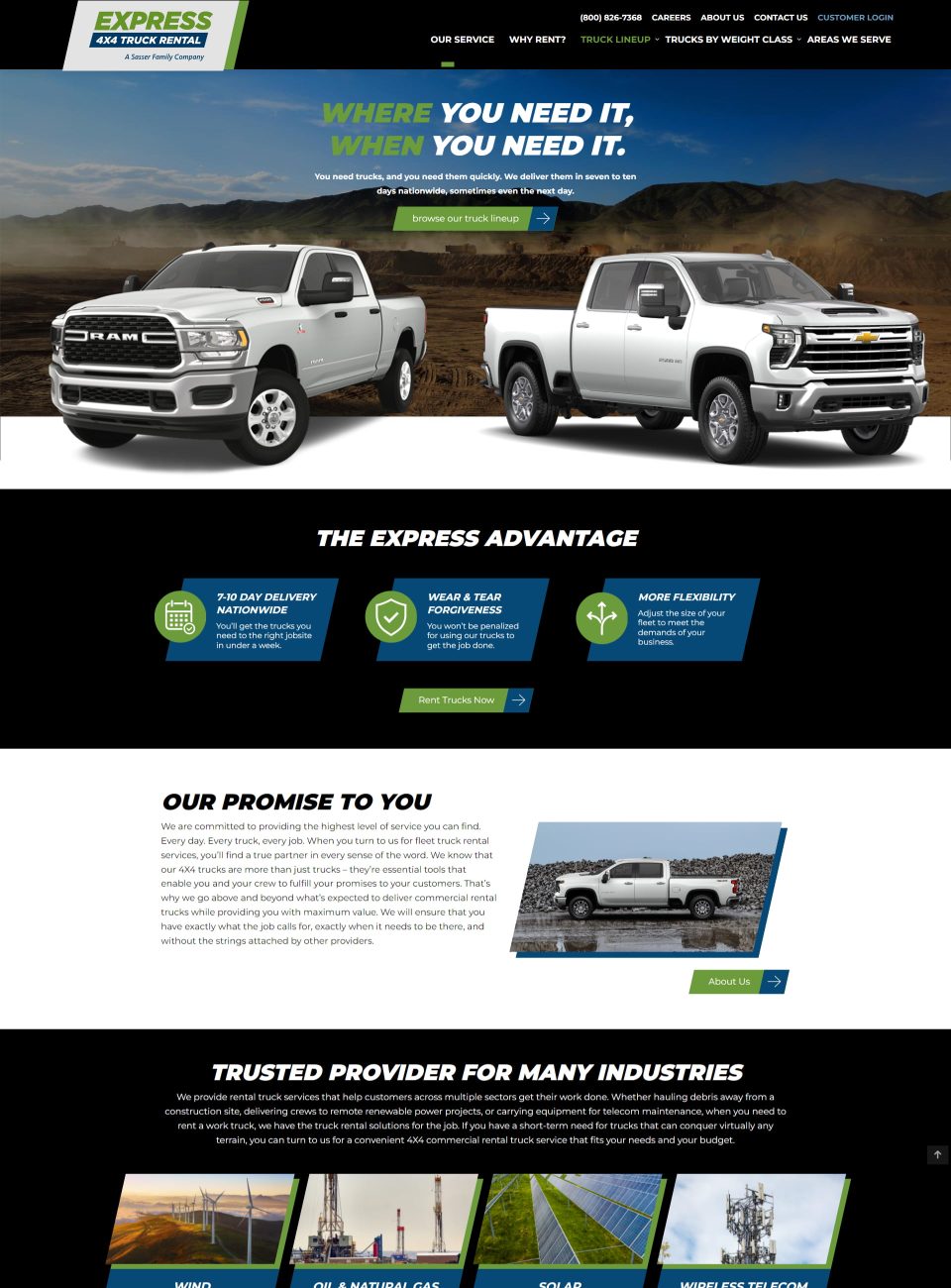 Express 4x4 Truck Rental