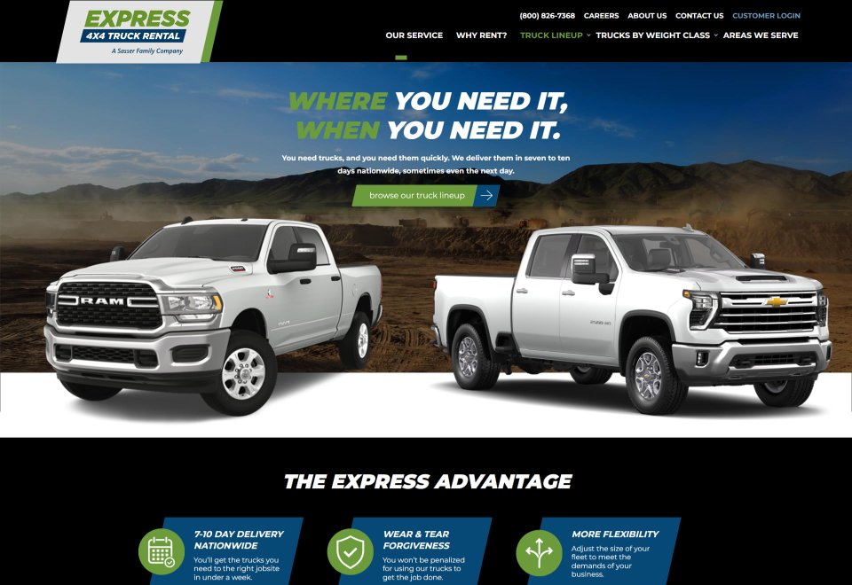 Express 4x4 Truck Rental