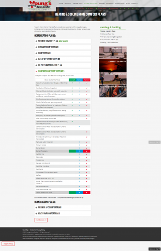 Youngshomecomfort heating cooling comfort plans
