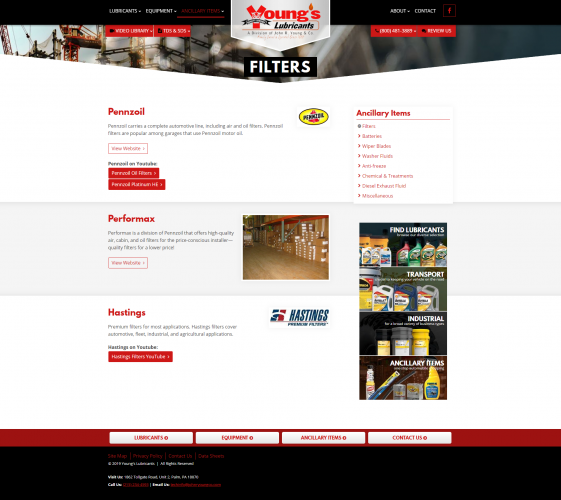Youngslubricants ancillary filters php