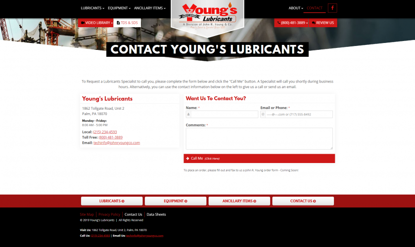 Youngslubricants contact