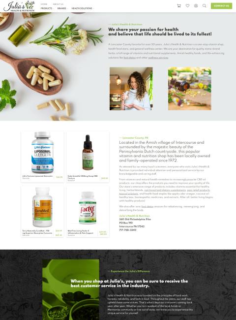 Julia's Health & Nutrition