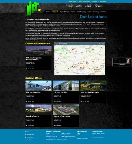 Liftincorporated about locations php