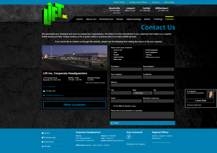Liftincorporated contact overview php