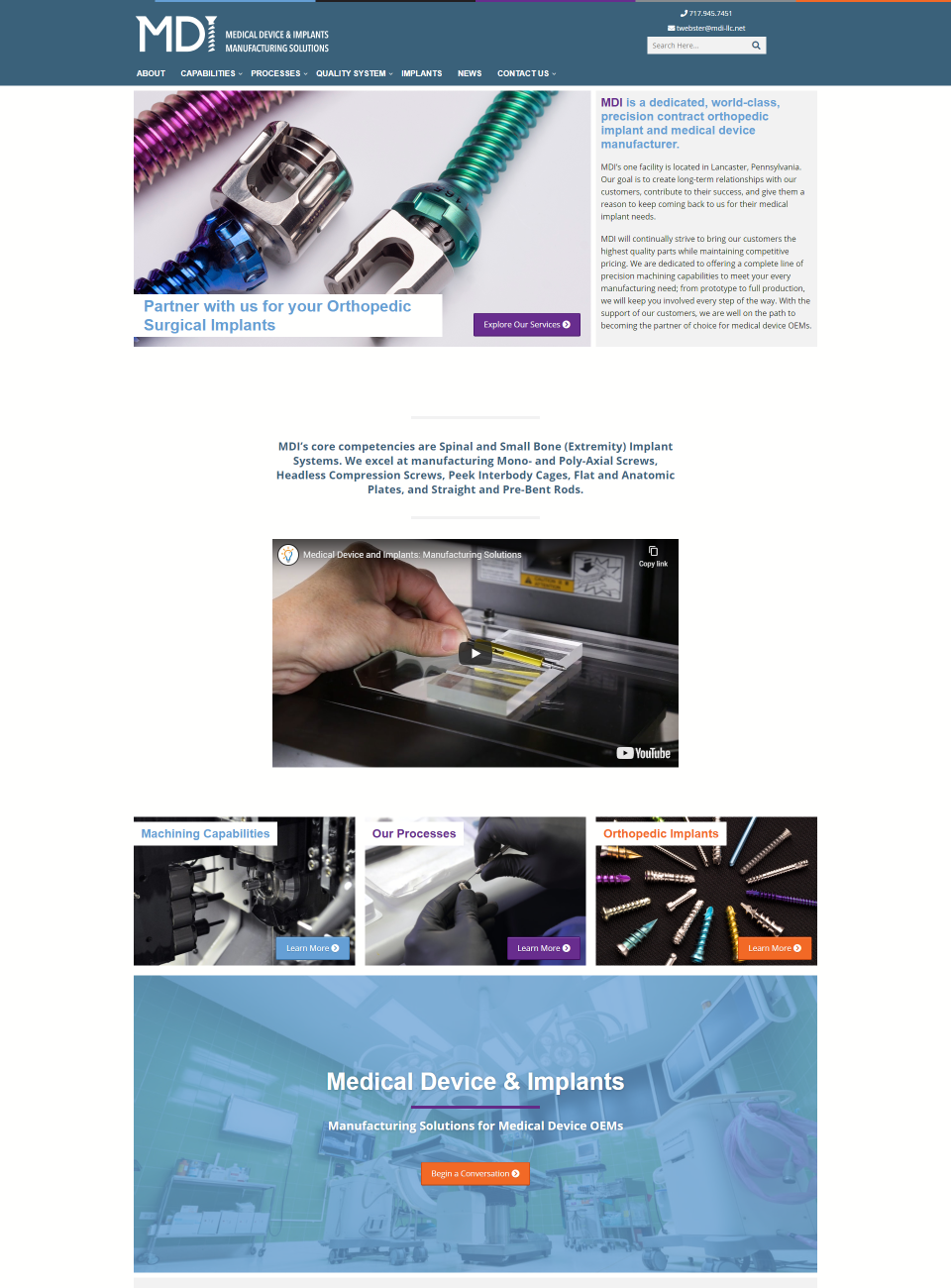Medical Device & Implants Manufacturing Solutions