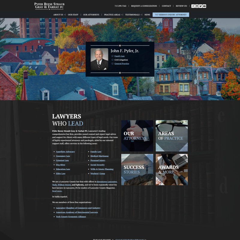 Pyferreese.com Home Page