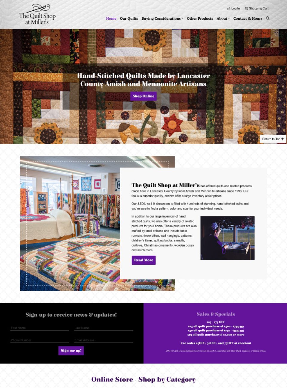 The Quilt Shop at Miller's