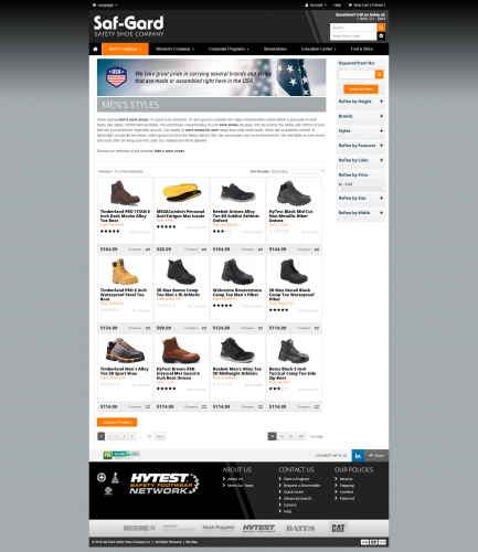 Safgard mens shoes