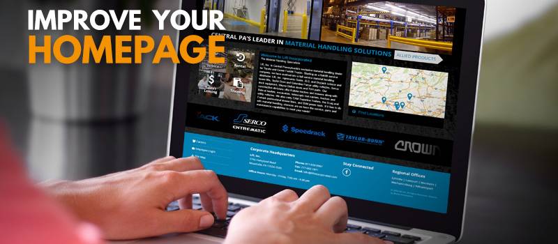 3 Quick Ways to Improve your Homepage | Header
