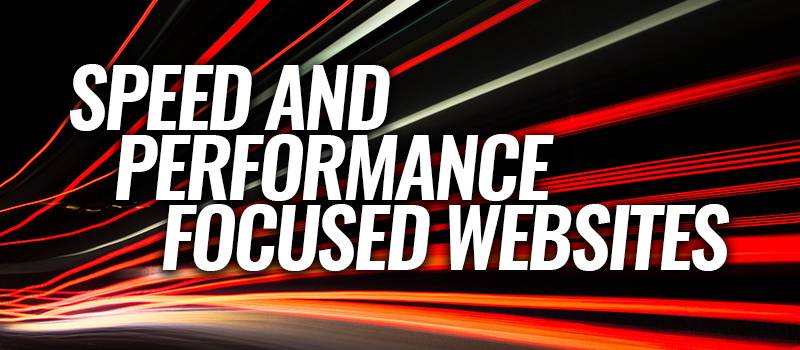 Speed and Performance Focused Websites | Header