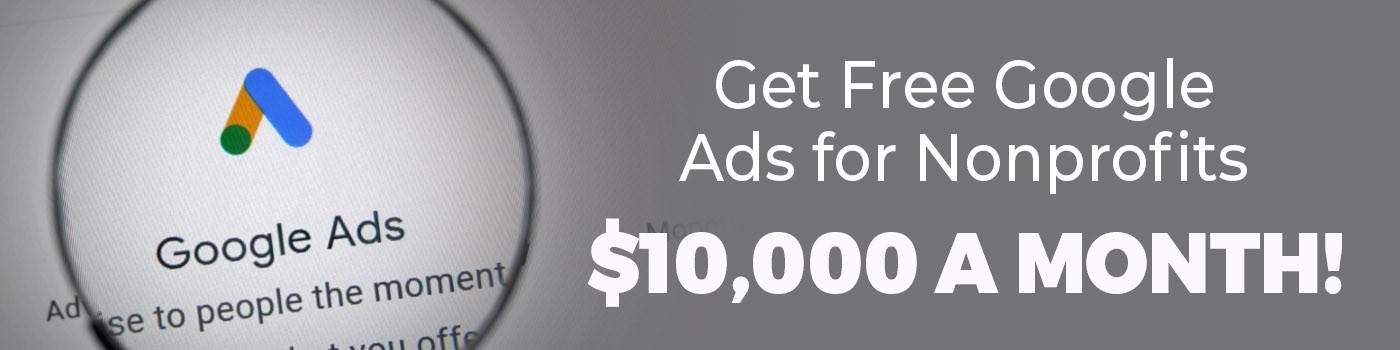 Google Ads for Nonprofits banner