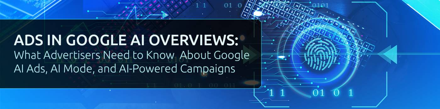 Ads in Google AI Overviews - Sharp Blog Header