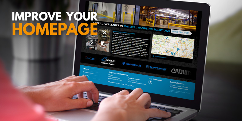 3 Quick Ways to Improve your Homepage | Header