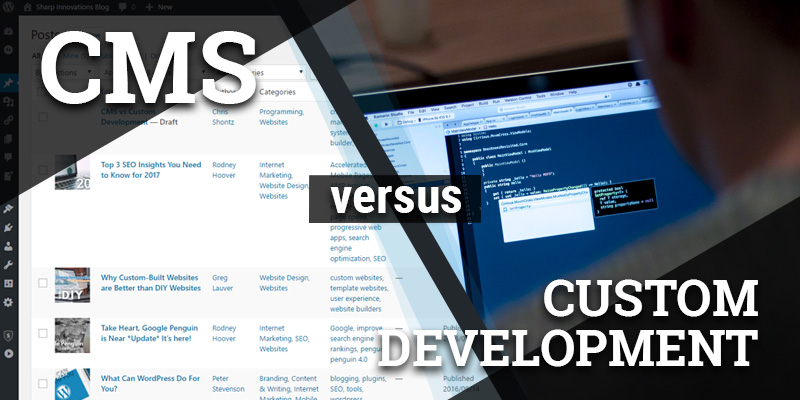 CMS vs Custom Development