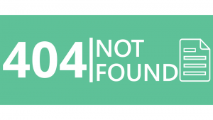 404 page not found banner