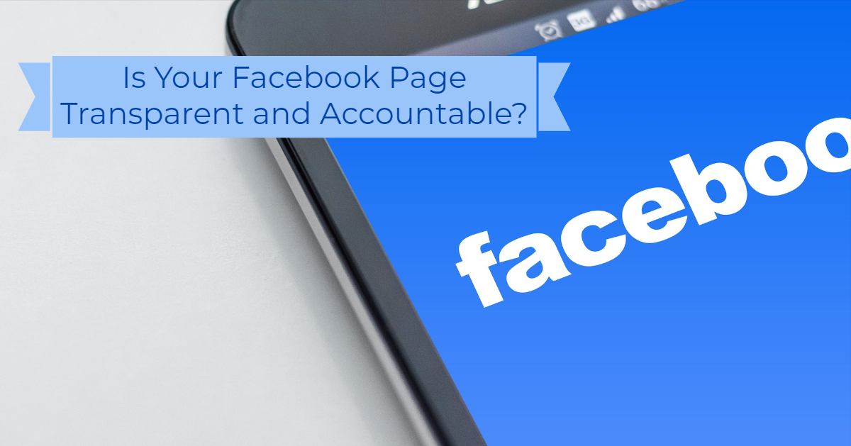 is your facebook page transparent and authentic banner