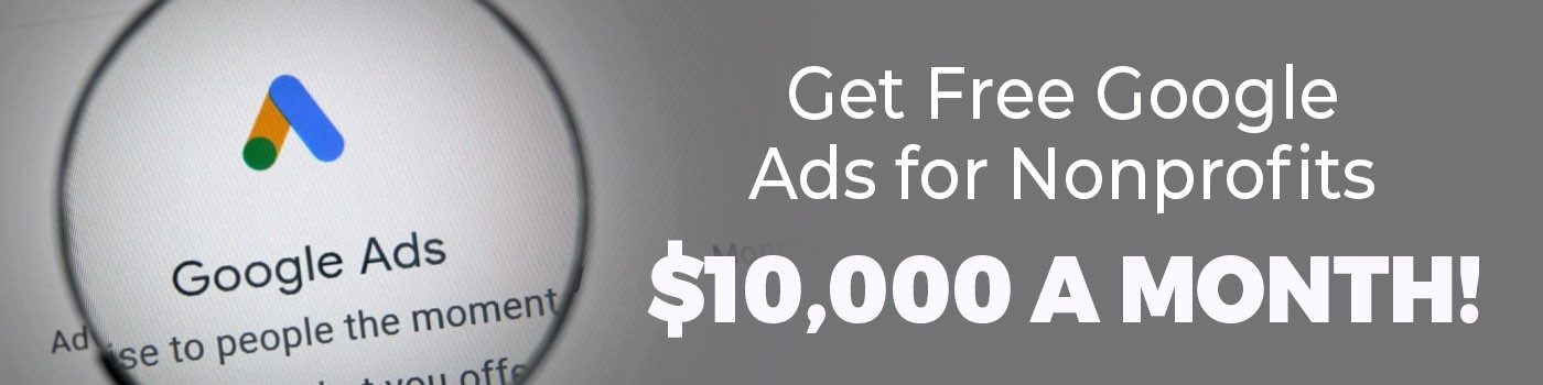 google ads for nonprofit banner