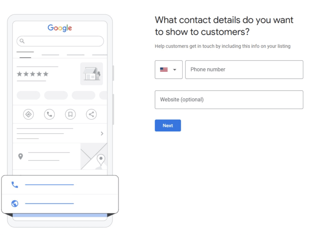 enter location Google Business Profile