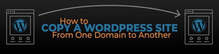 how to copy wordpress site to another domain