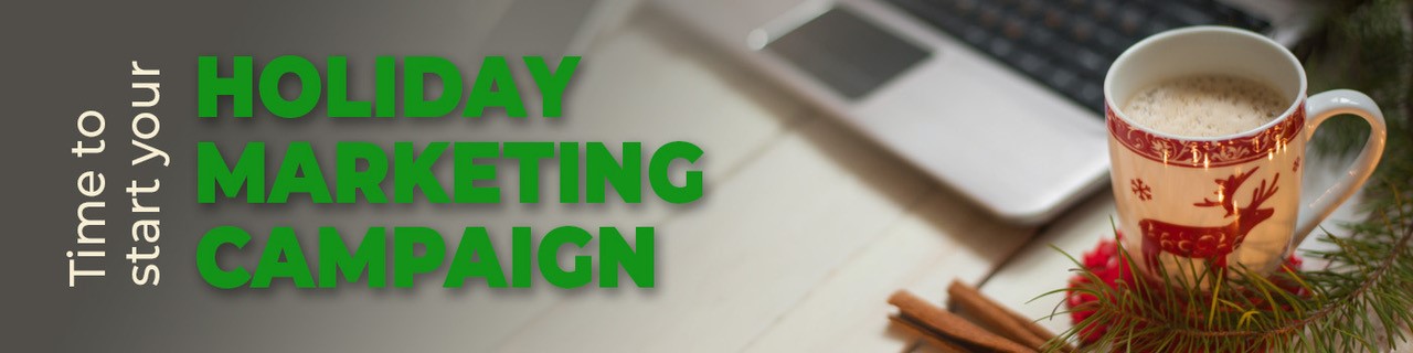 holiday marketing banner head