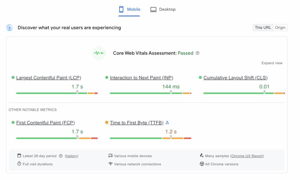 Google Page Speed Insights
