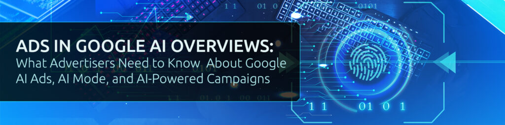Ads in Google AI Overviews - Sharp Blog Header