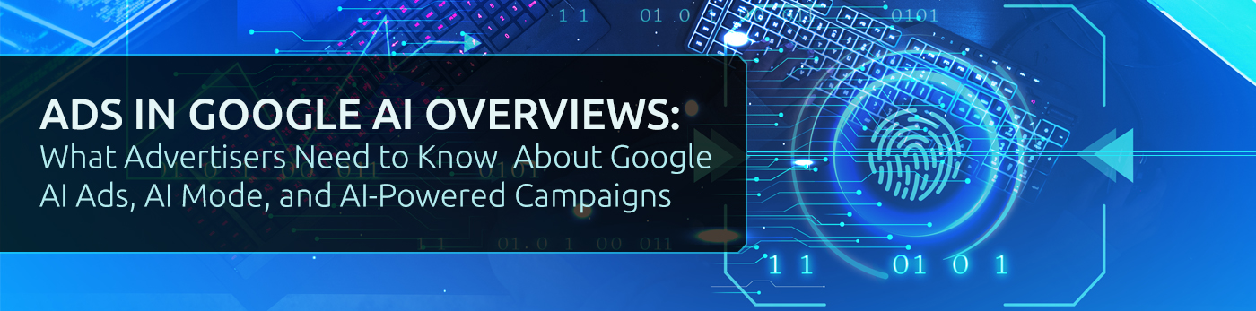 Ads in Google AI Overviews - Sharp Blog Header