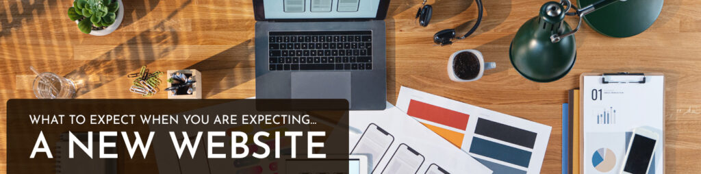 blog header for blog about a new website