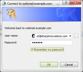 Completion step to add exchange account - connect to webmail example