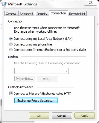 Configuring proxy settings #2