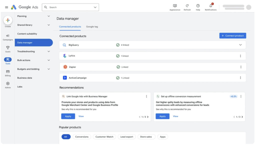 Google Data Manager
